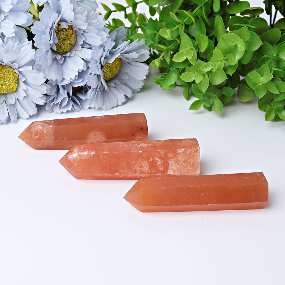 3"-4" Honey Calcite Crystal Points Wholesale Crystals USA