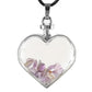 Heart Shaped Crystal Chips Infused Pendant Wholesale Crystals USA