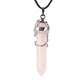 Natural Healing Flower Wrapped Crystal Point Pendant Wholesale Crystals USA