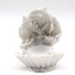 Shell Shape White Resin Display Stand for Home Decoration