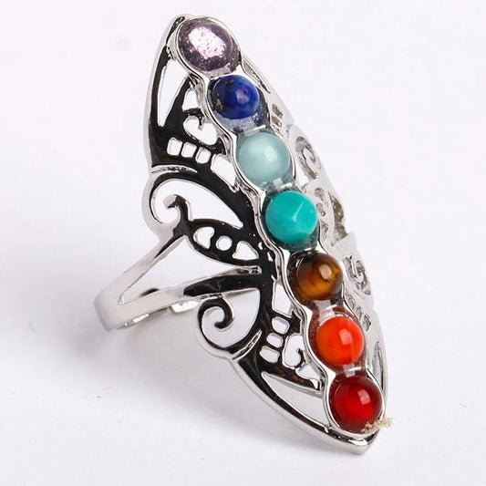 7 Chakra Adjustable Crystal Rrings Wholesale Crystals USA