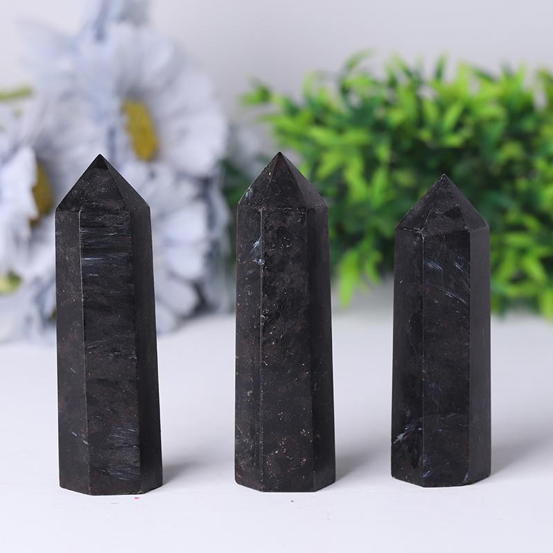 Wholesale Crystal Crafts Firework Stone Towers Polished Flash Astrophylite Point Wholesale Crystals USA