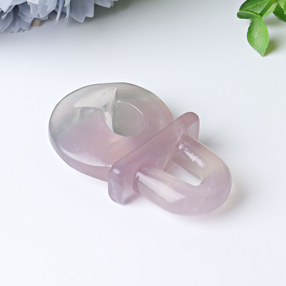 2.4" Fluorite Lock Crystal Carvings Wholesale Crystals USA