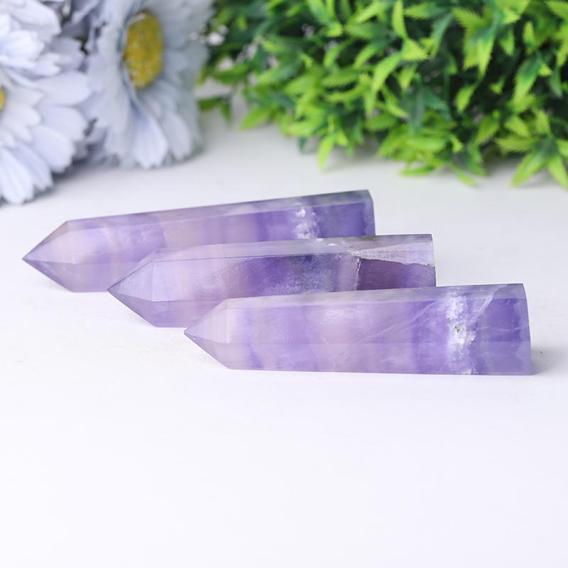 2.4"-4.5" Flourite Crystal tower Wholesale Crystals USA