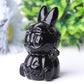 3.3" Pumpkin with Ghost Crystal Carvings for Halloween Wholesale Crystals USA