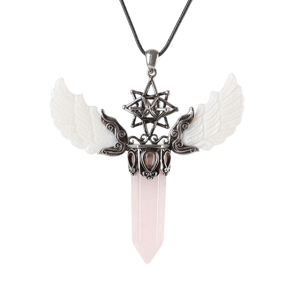 Crystal Point Vintage Wing Pendant Wholesale Crystals USA