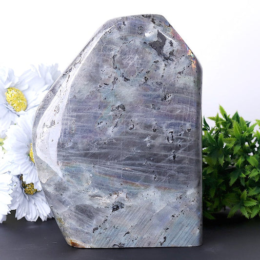 6.5" Unique Labradorite Stone Free Form