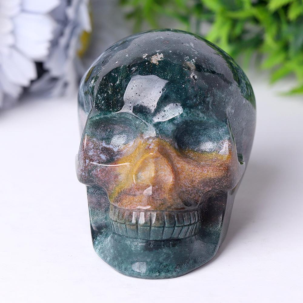 Ocean Jasper Crystal Skull Carvings Wholesale Crystals USA