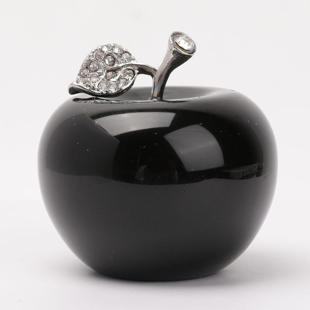2" Crystal Apple Carvings Wholesale Crystals USA