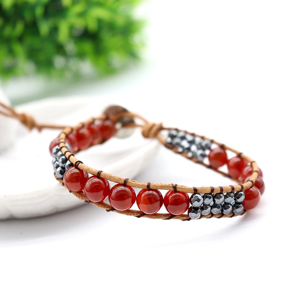 Hand-knitted Crystal Stone Bracelets Wholesale Crystals USA