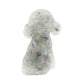 Resin Dog Figurines with Fluorite Gravel Toy Poodle