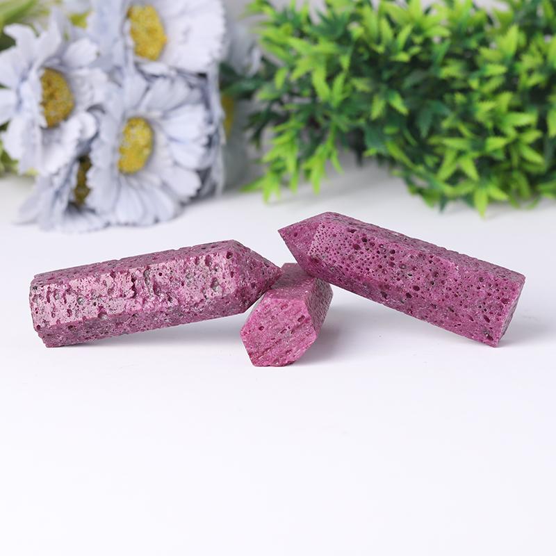 Ruby Honeycomb Point Tower for Collection Wholesale Crystals USA
