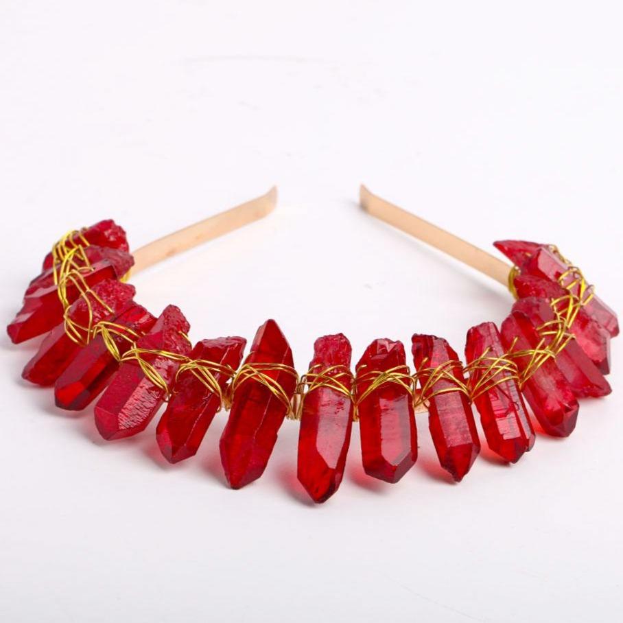 Handmade Raw Quartz Crystal Crown #2 Wholesale Crystals USA