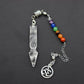 7 Chakra Healing Crystal Dowsing Pendulum Reiki Balance Meditation Jewelry Wholesale Crystals USA