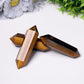 Wholesale Natural High Quality Tiger Eye Stone Quartz Crystal Double Point DT Wand Wholesale Crystals USA