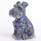 Lapis Gravel Resin Dog Figurines Schnauzer