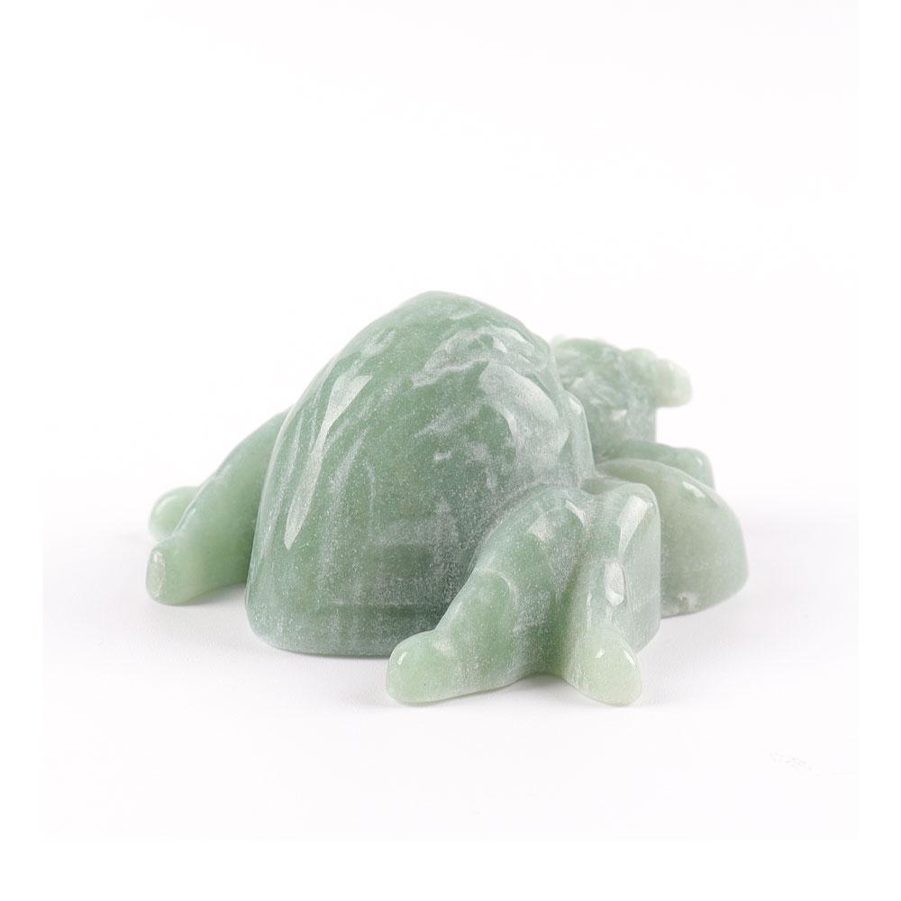 Green Aventurine Crystal Carving Spider Wholesale Crystals USA