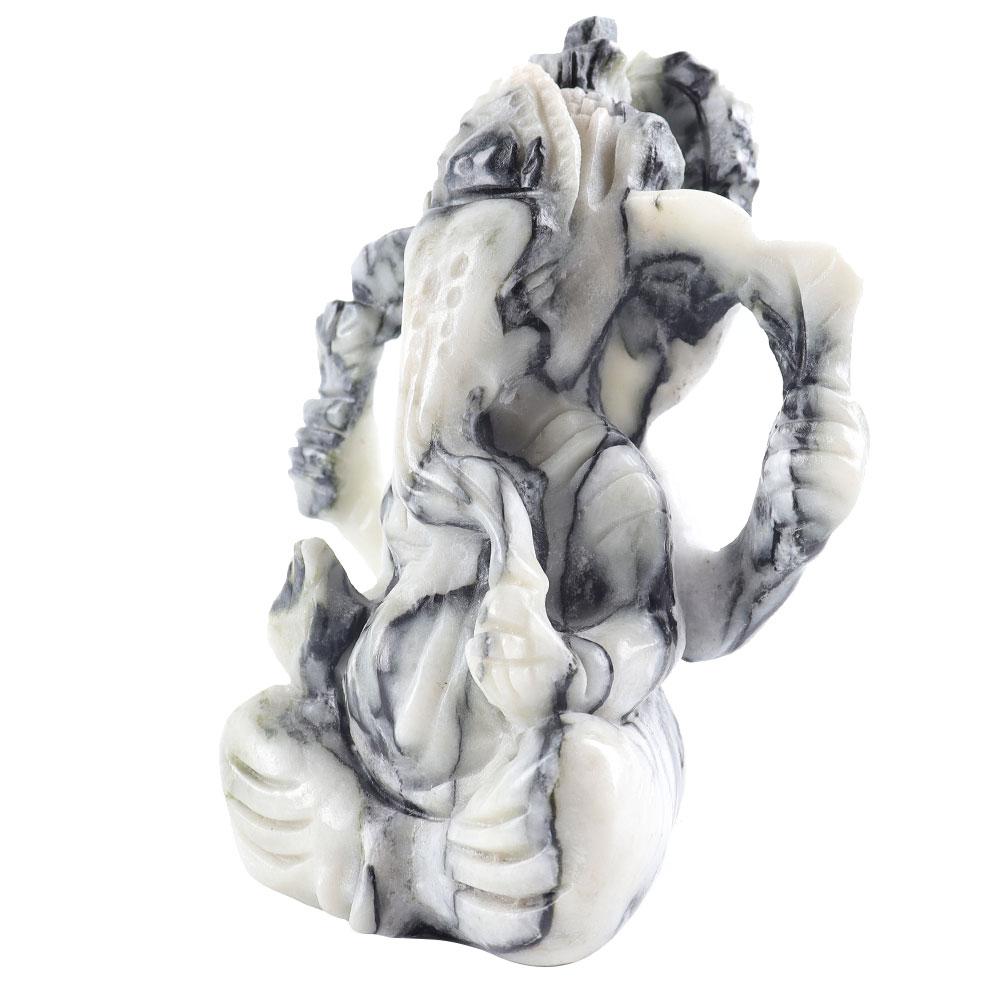 Jade Ganesha Carving Free Form Wholesale Crystals USA