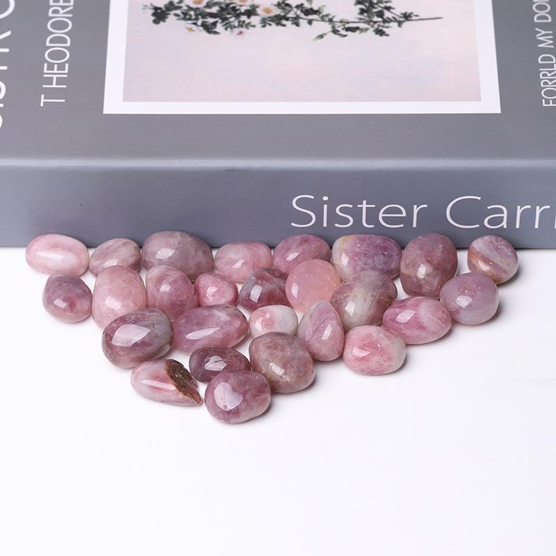 0.1kg 20-30cm Purple Rose Quartz Tumbles Wholesale Crystals USA