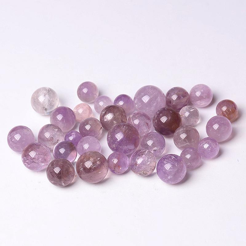 0.25kg 12mm Amethyst Sphere Wholesale Crystals USA