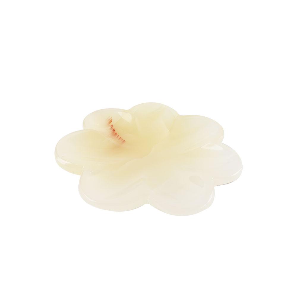 10cm Afghan Jade Flower Shape Bowl Wholesale Crystals USA