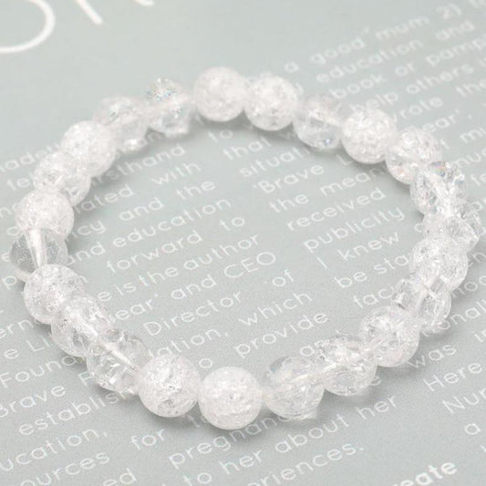 Crack Clear Quartz Bracelet Wholesale Crystals USA