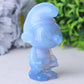 3.2" Blue Opalite Smurfs Crystal Carvings Wholesale Crystals USA
