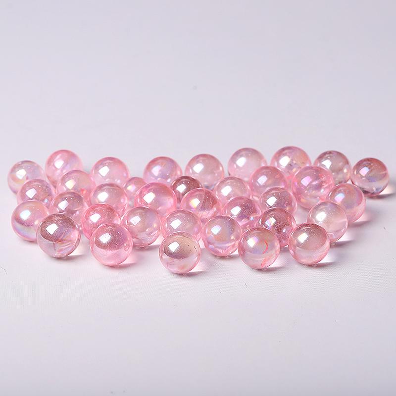 0.5-0.7'' High Quality Pink Aura Crystal Spheres Crystal Balls for Healing Wholesale Crystals USA