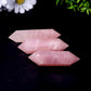 Natural Rose Quartz Double Terminated Points Wholesale Crystals USA