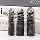 Set of 3 Zebra Jasper Crystal Points Wholesale Crystals USA