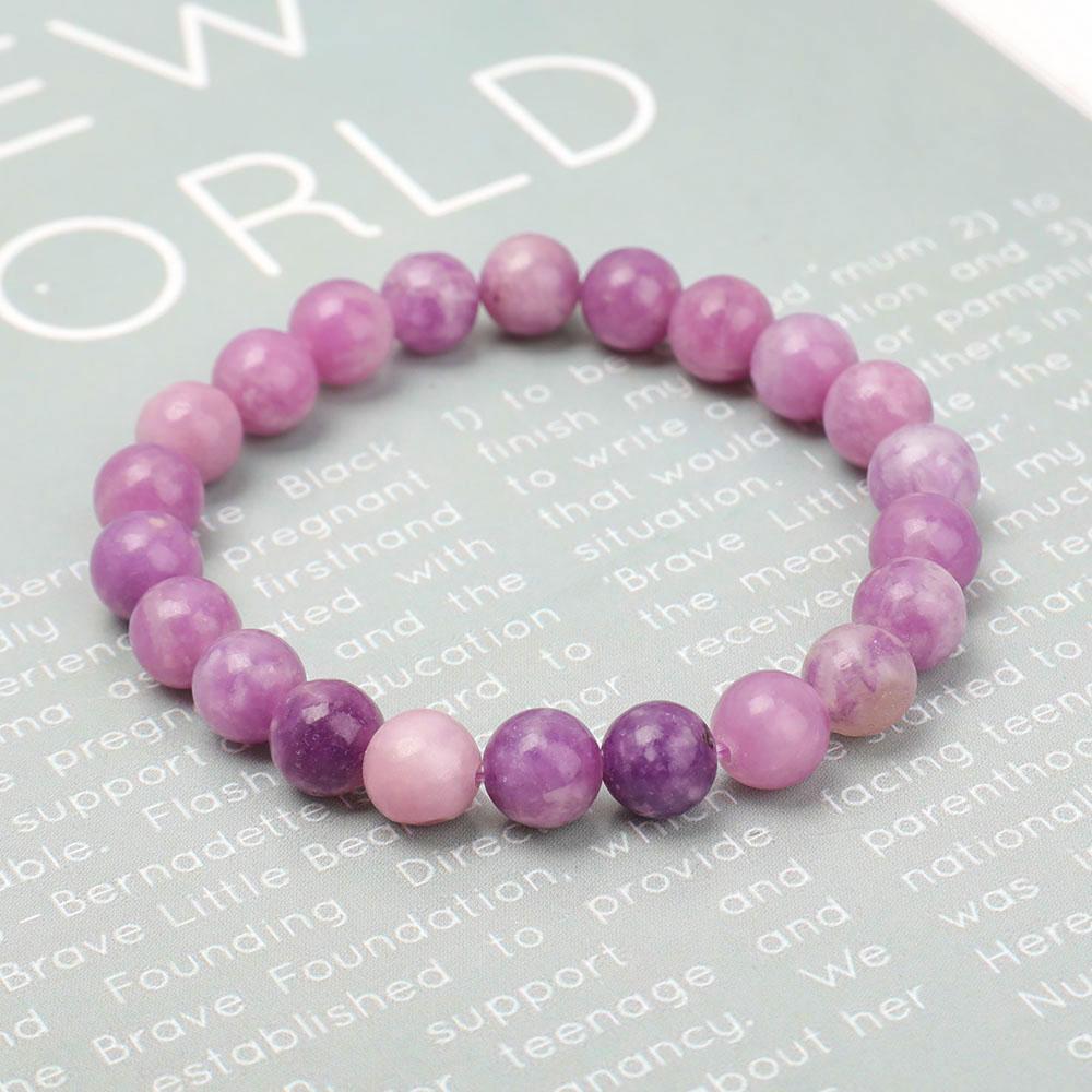8mm Purple Mica Bracelet Wholesale Crystals USA