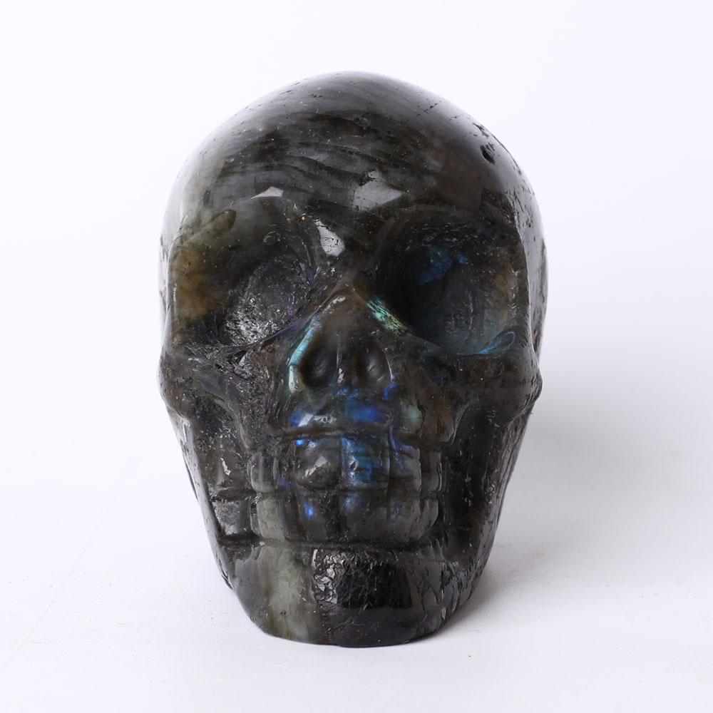 3" Larbradorite Crystal Carving Skull Wholesale Crystals USA