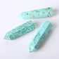 Set of 3 Chrysocolla Crystal Points Wholesale Crystals USA