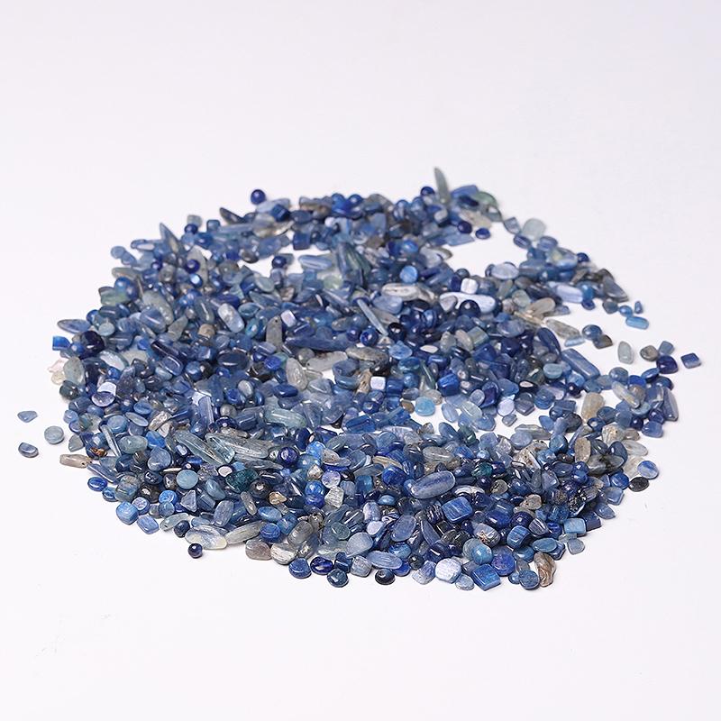 0.1kg 5-7mm Natural Blue Kyanite Chips Wholesale Crystals USA