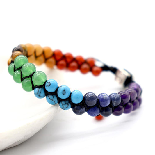 7 Chakras Healing Crystals Bracelet Wholesale Crystals USA