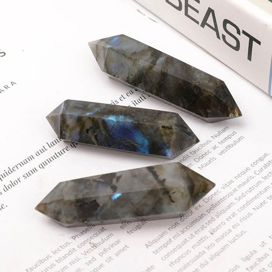 Set of 3 Labradorite Double Terminated Points Wholesale Crystals USA