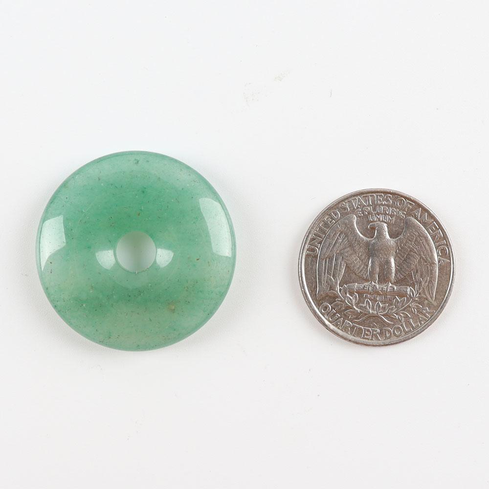 Aventurine Round Crystal Donut Pendant Wholesale Crystals USA