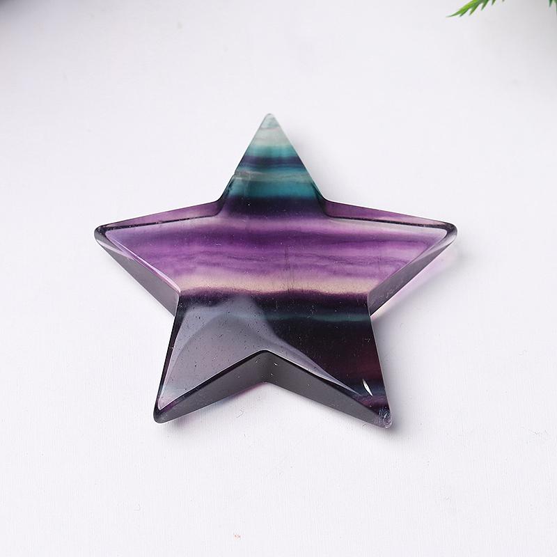 2" Fluorite Star Crystal Carvings Wholesale Crystals USA