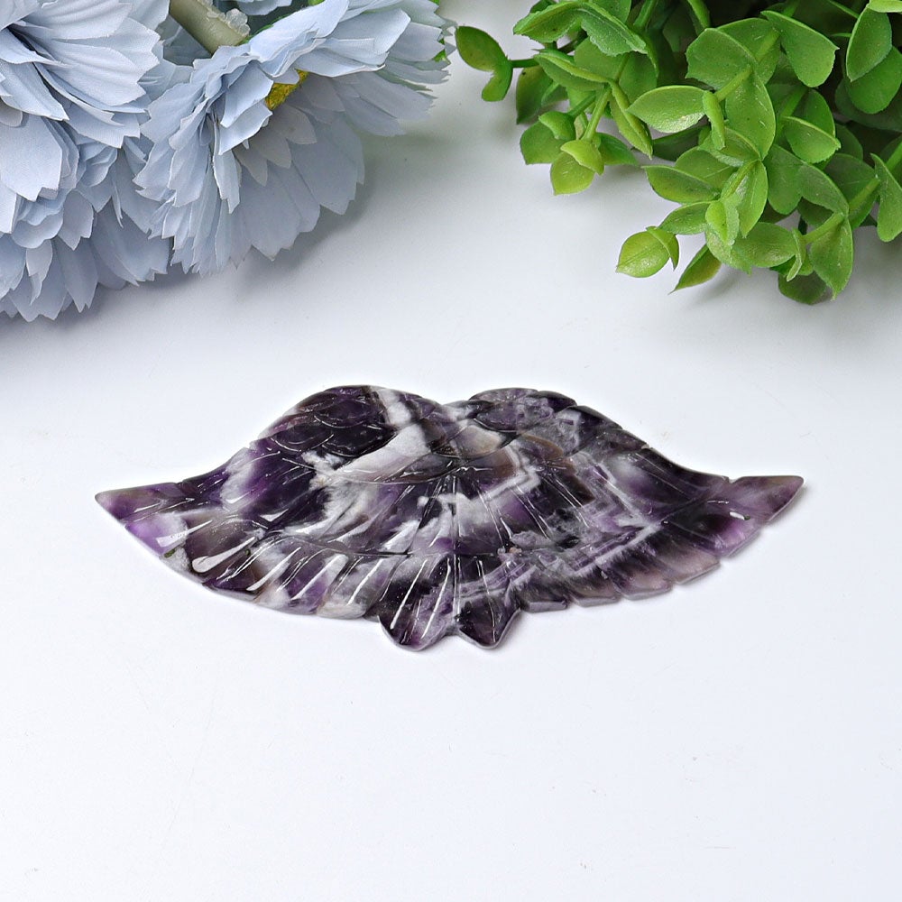 4.7" Angel Wings Crystal Carvings Wholesale Crystals USA