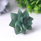 2" Green Aventurine Flower Crystal Carving Wholesale Crystals USA