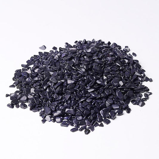 0.1kg Blue Sandstone Chips for Decoration Wholesale Crystals USA