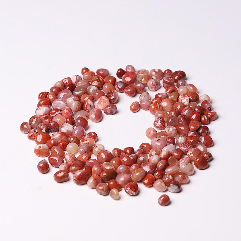 0.1kg 5-10mm High Quanlity Round Shape Carnelian Chips Wholesale Crystals USA