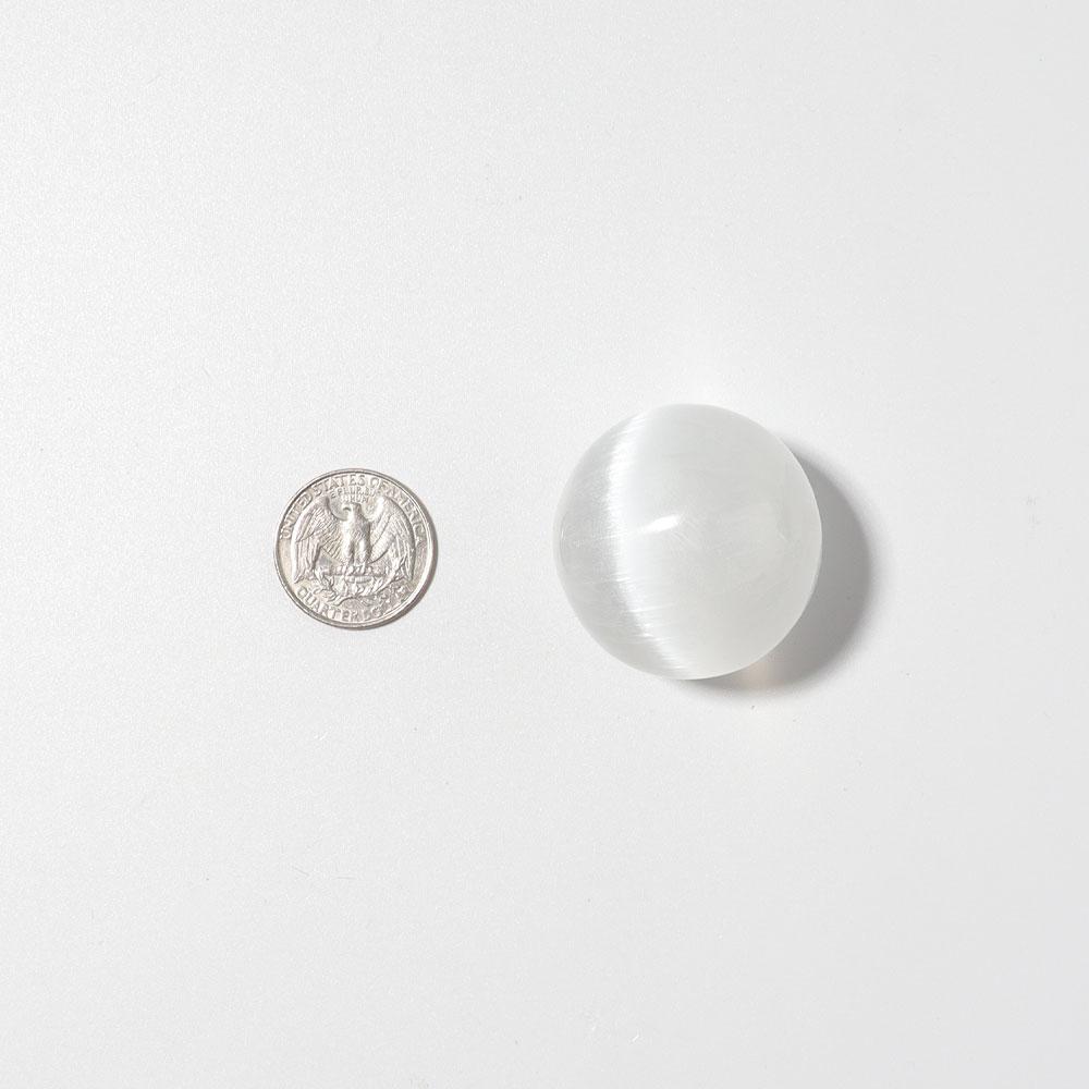 1.5" Selenite Sphere Wholesale Crystals USA