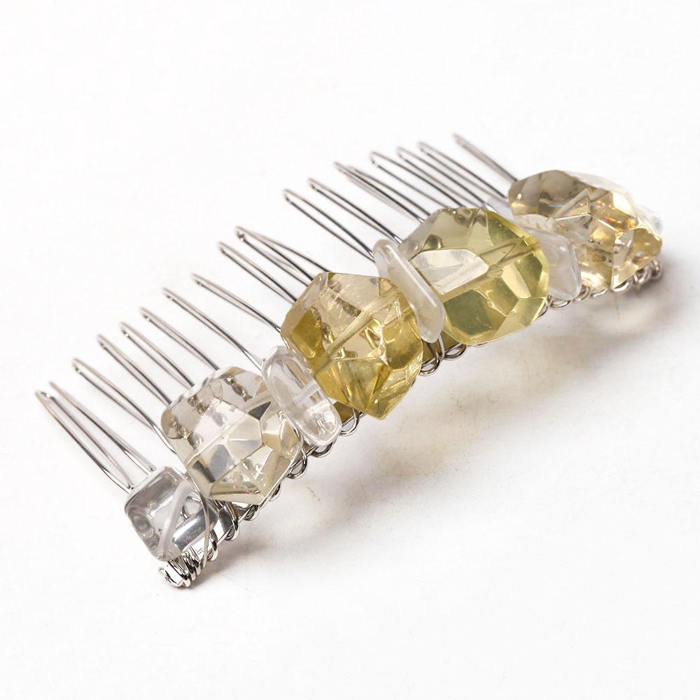 3“ Citrine Crystal Crown Comb Wholesale Crystals USA