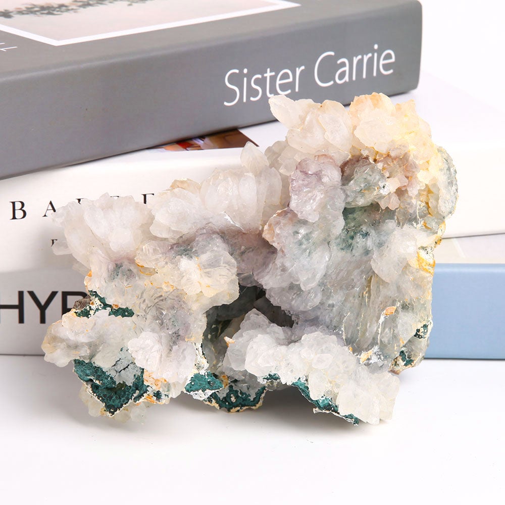 Unique Amethyst Fan Druzy Cluster Specimen Free Form