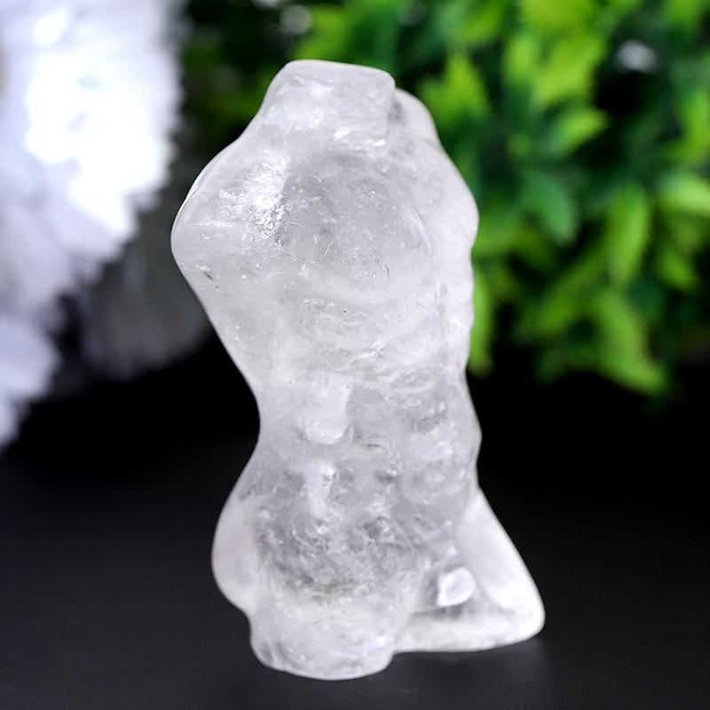 3" Clear Quartz Model Carvings Wholesale Crystals USA