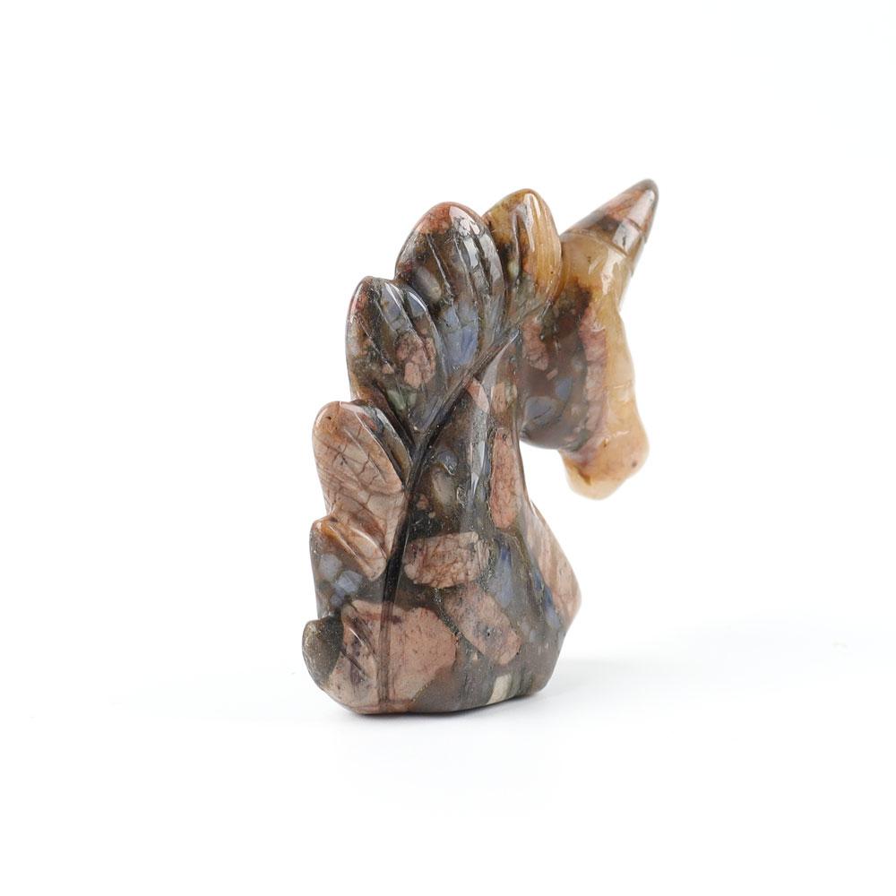 2" Que Sera Crystal Carving Unicorn Wholesale Crystals USA